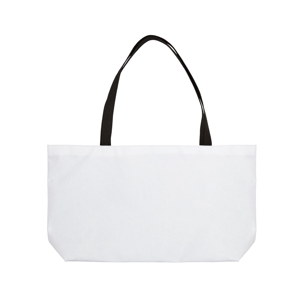 D3LTA - WEEKENDER TOTE BAG White with supersized logo